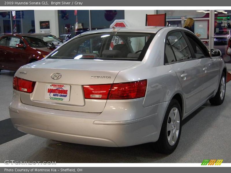 Bright Silver / Gray 2009 Hyundai Sonata GLS