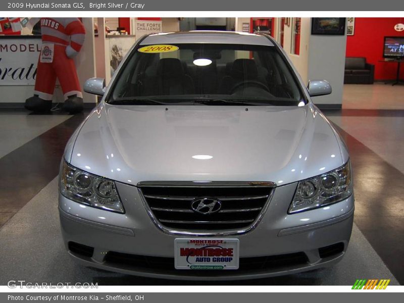 Bright Silver / Gray 2009 Hyundai Sonata GLS