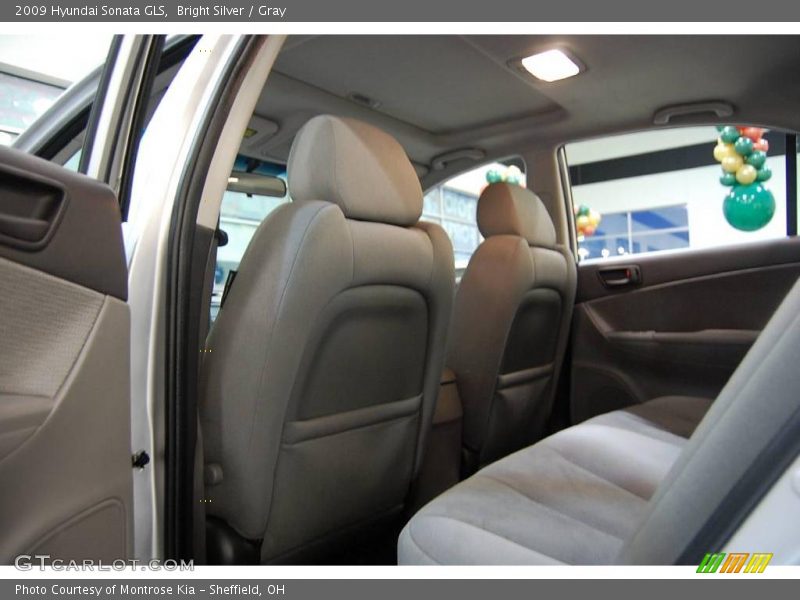 Bright Silver / Gray 2009 Hyundai Sonata GLS