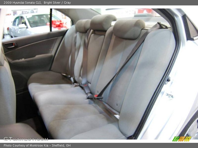 Bright Silver / Gray 2009 Hyundai Sonata GLS