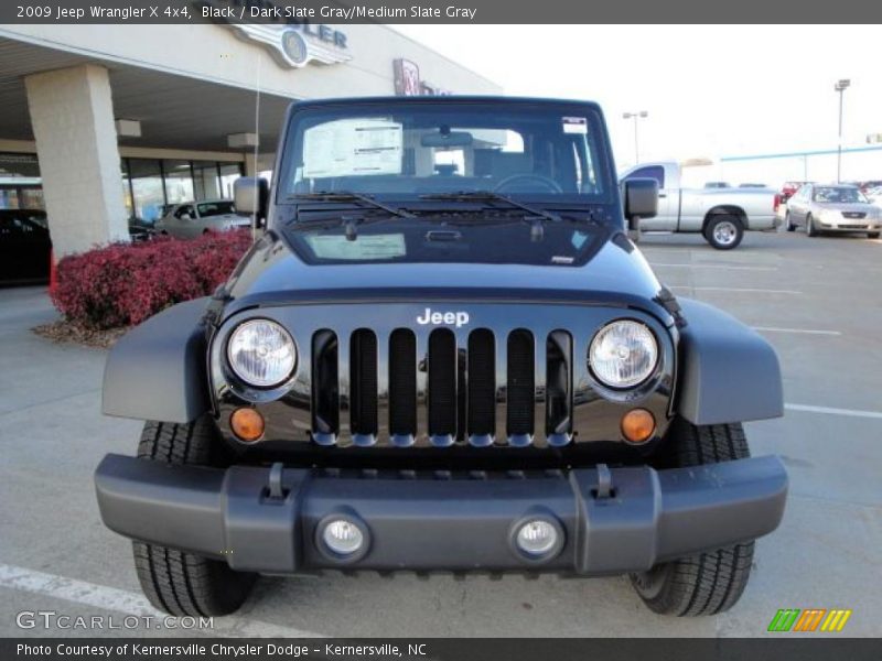 Black / Dark Slate Gray/Medium Slate Gray 2009 Jeep Wrangler X 4x4