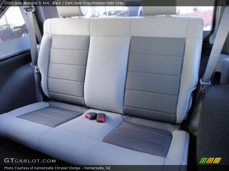 Black / Dark Slate Gray/Medium Slate Gray 2009 Jeep Wrangler X 4x4