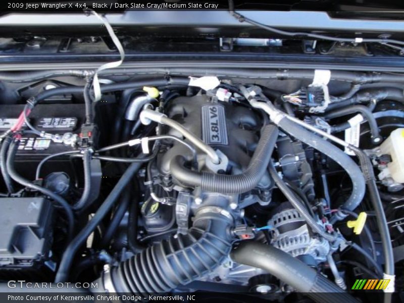 Black / Dark Slate Gray/Medium Slate Gray 2009 Jeep Wrangler X 4x4
