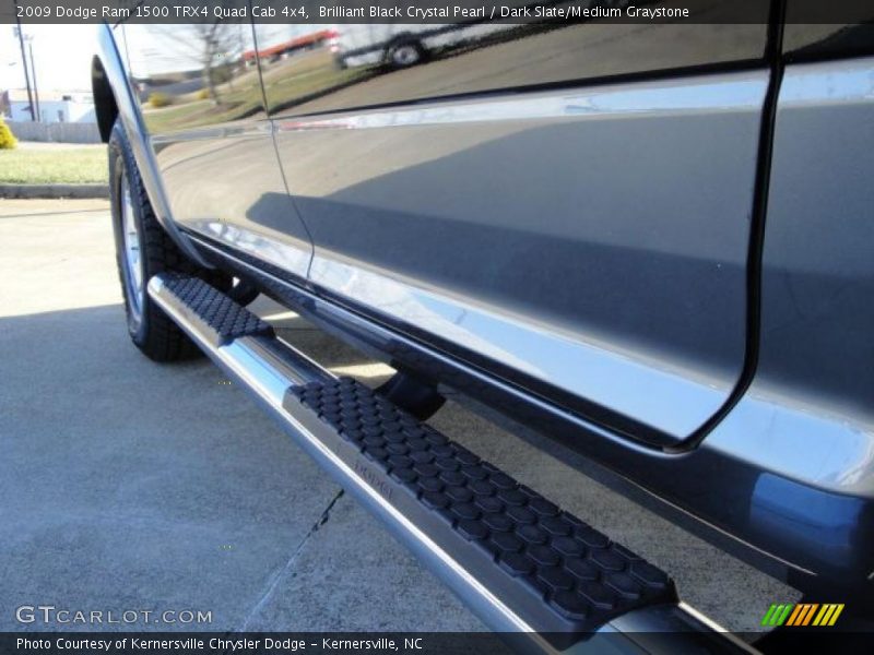 Brilliant Black Crystal Pearl / Dark Slate/Medium Graystone 2009 Dodge Ram 1500 TRX4 Quad Cab 4x4