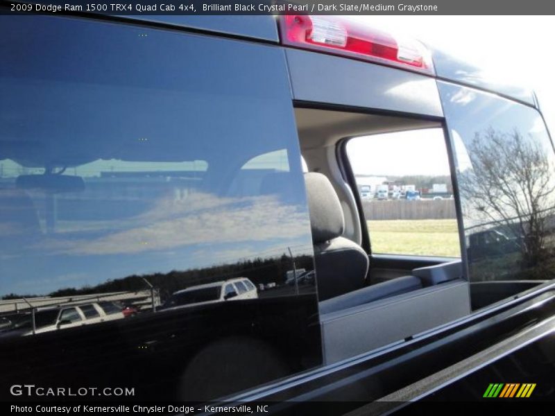 Brilliant Black Crystal Pearl / Dark Slate/Medium Graystone 2009 Dodge Ram 1500 TRX4 Quad Cab 4x4