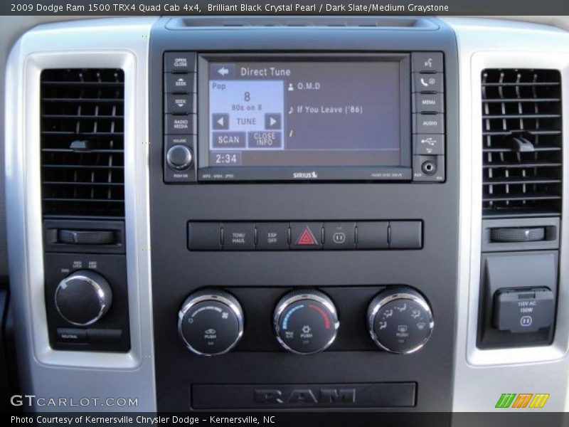 Brilliant Black Crystal Pearl / Dark Slate/Medium Graystone 2009 Dodge Ram 1500 TRX4 Quad Cab 4x4