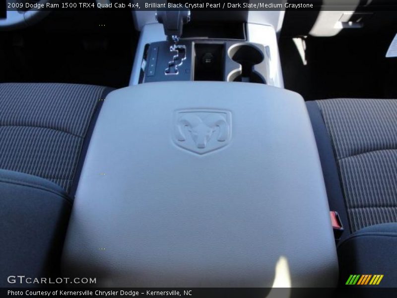 Brilliant Black Crystal Pearl / Dark Slate/Medium Graystone 2009 Dodge Ram 1500 TRX4 Quad Cab 4x4