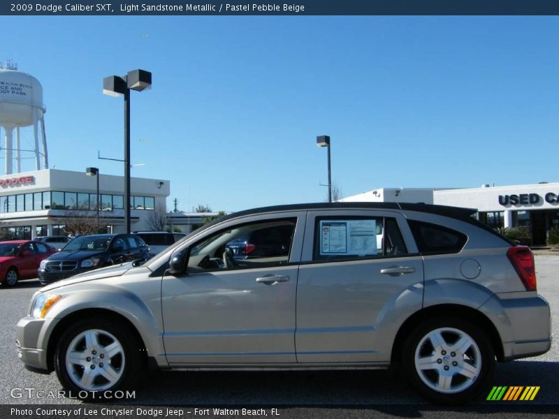 Light Sandstone Metallic / Pastel Pebble Beige 2009 Dodge Caliber SXT