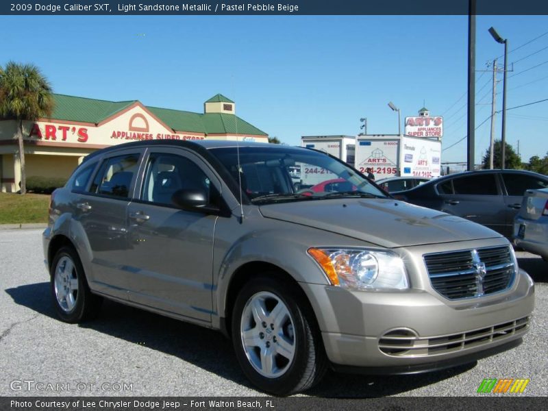 Light Sandstone Metallic / Pastel Pebble Beige 2009 Dodge Caliber SXT