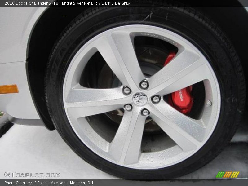 Bright Silver Metallic / Dark Slate Gray 2010 Dodge Challenger SRT8