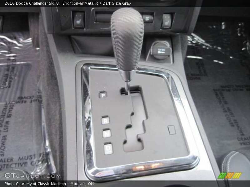 Bright Silver Metallic / Dark Slate Gray 2010 Dodge Challenger SRT8