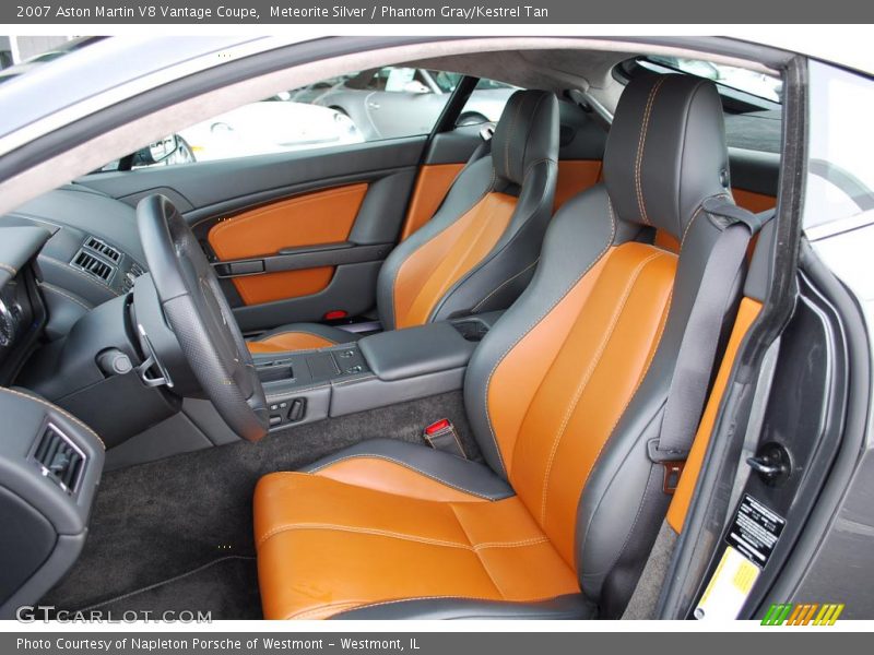  2007 V8 Vantage Coupe Phantom Gray/Kestrel Tan Interior