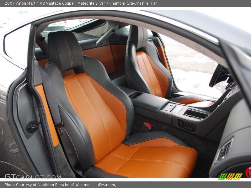  2007 V8 Vantage Coupe Phantom Gray/Kestrel Tan Interior