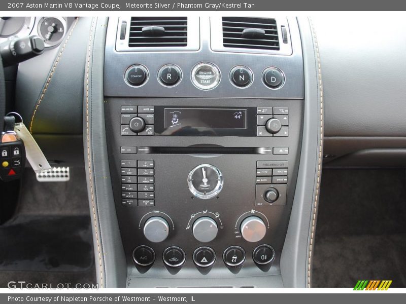 Controls of 2007 V8 Vantage Coupe