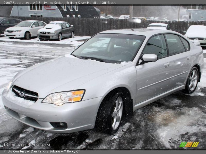 Brilliant Silver Metallic / Off-Black 2007 Subaru Legacy 2.5i Limited Sedan