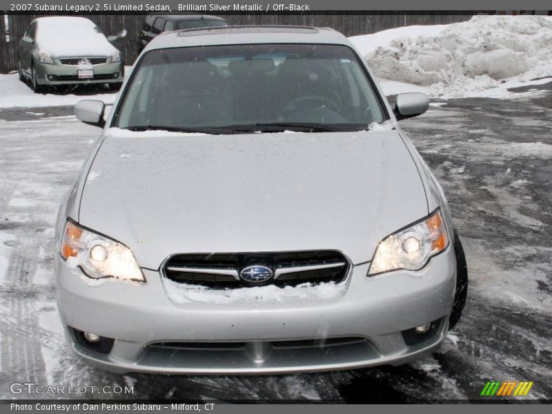 Brilliant Silver Metallic / Off-Black 2007 Subaru Legacy 2.5i Limited Sedan