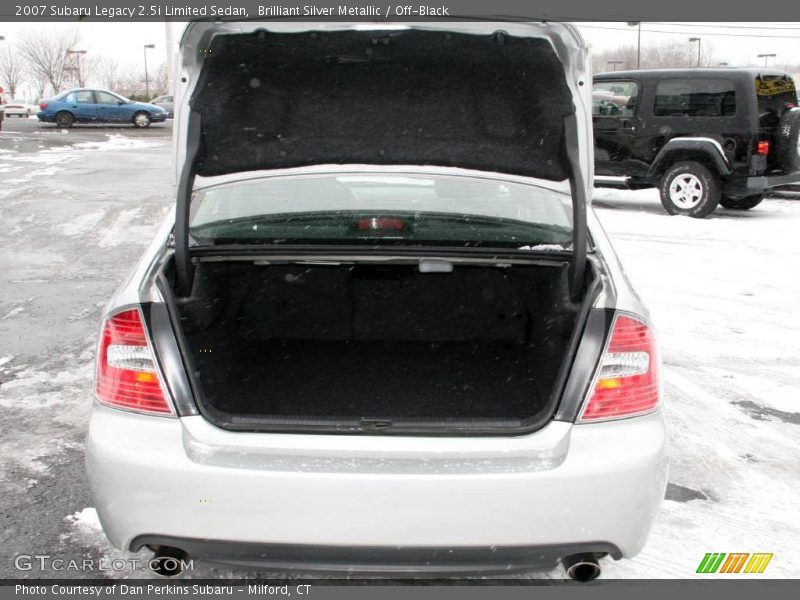 Brilliant Silver Metallic / Off-Black 2007 Subaru Legacy 2.5i Limited Sedan