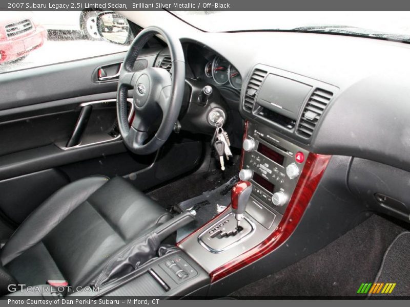 Brilliant Silver Metallic / Off-Black 2007 Subaru Legacy 2.5i Limited Sedan