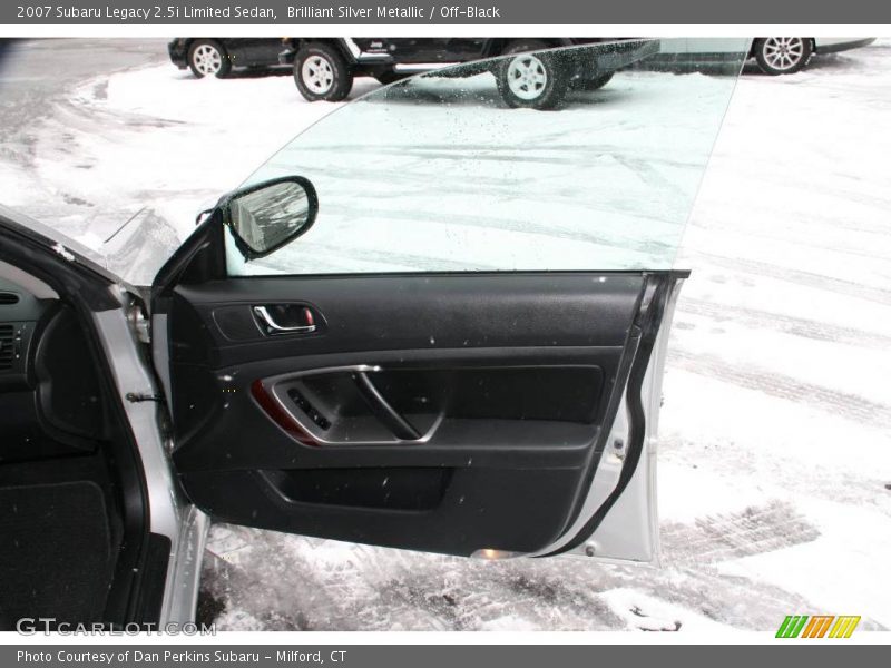 Brilliant Silver Metallic / Off-Black 2007 Subaru Legacy 2.5i Limited Sedan