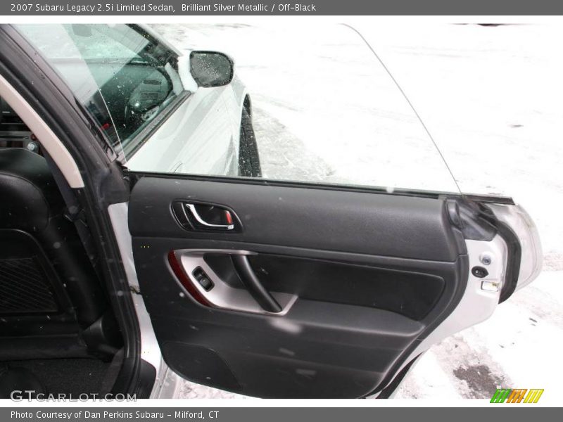Brilliant Silver Metallic / Off-Black 2007 Subaru Legacy 2.5i Limited Sedan