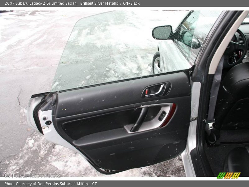 Brilliant Silver Metallic / Off-Black 2007 Subaru Legacy 2.5i Limited Sedan