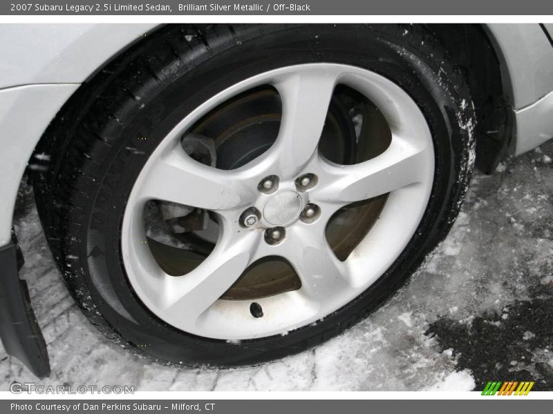 Brilliant Silver Metallic / Off-Black 2007 Subaru Legacy 2.5i Limited Sedan