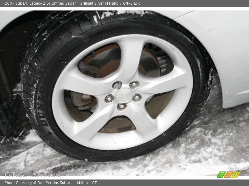 Brilliant Silver Metallic / Off-Black 2007 Subaru Legacy 2.5i Limited Sedan