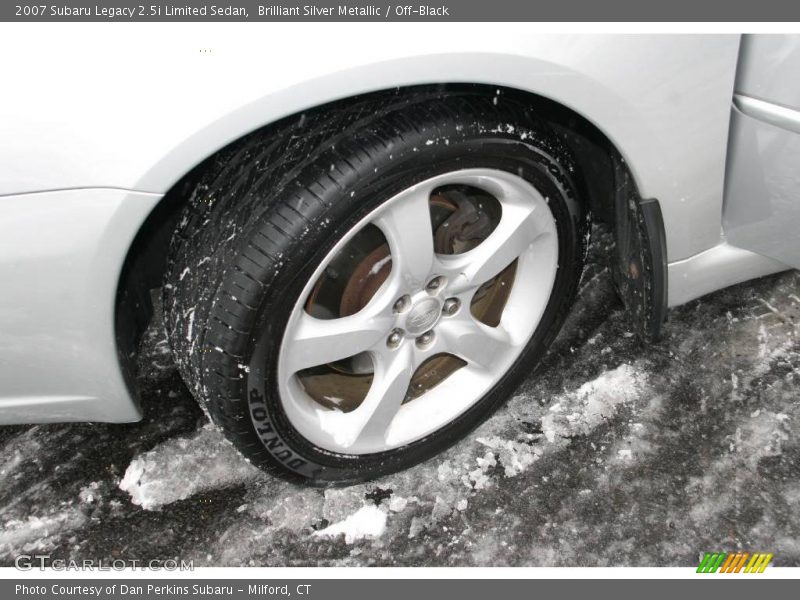 Brilliant Silver Metallic / Off-Black 2007 Subaru Legacy 2.5i Limited Sedan