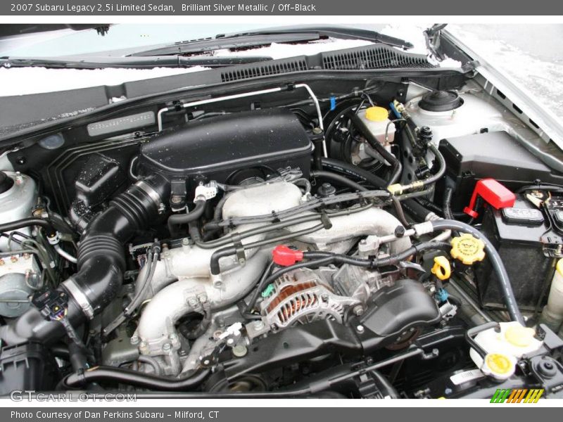 Brilliant Silver Metallic / Off-Black 2007 Subaru Legacy 2.5i Limited Sedan