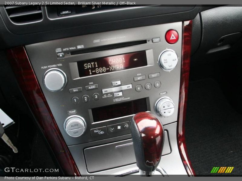 Brilliant Silver Metallic / Off-Black 2007 Subaru Legacy 2.5i Limited Sedan