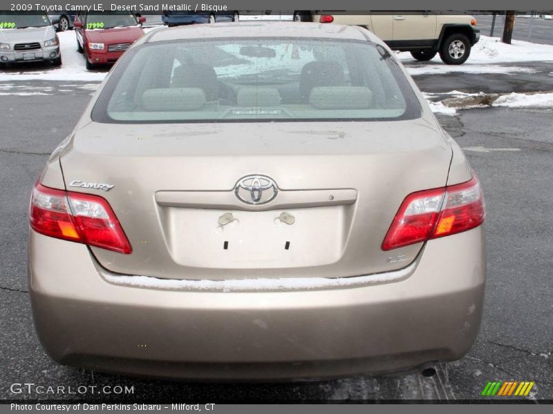 Desert Sand Metallic / Bisque 2009 Toyota Camry LE