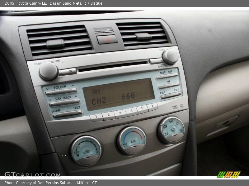 Desert Sand Metallic / Bisque 2009 Toyota Camry LE