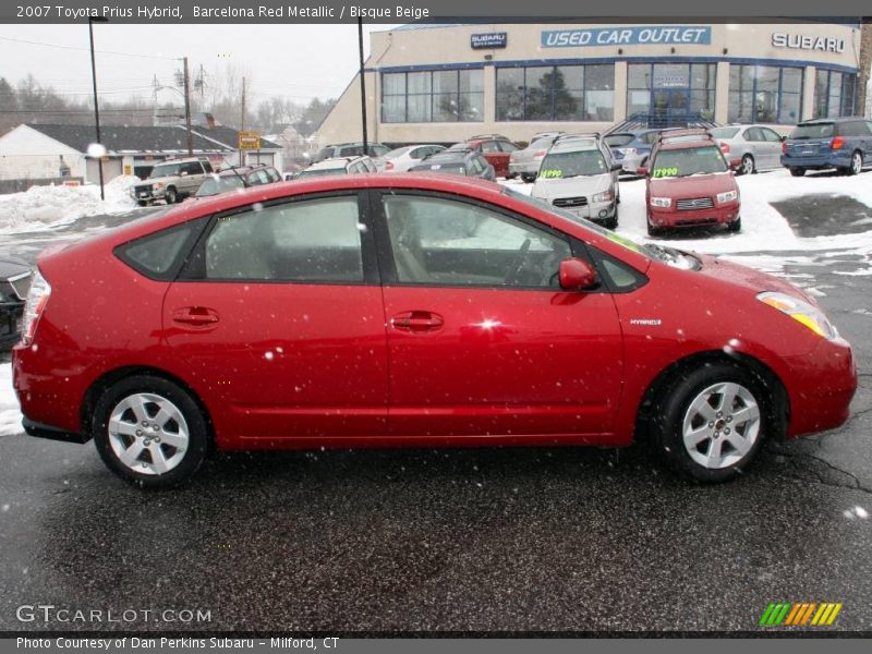 Barcelona Red Metallic / Bisque Beige 2007 Toyota Prius Hybrid