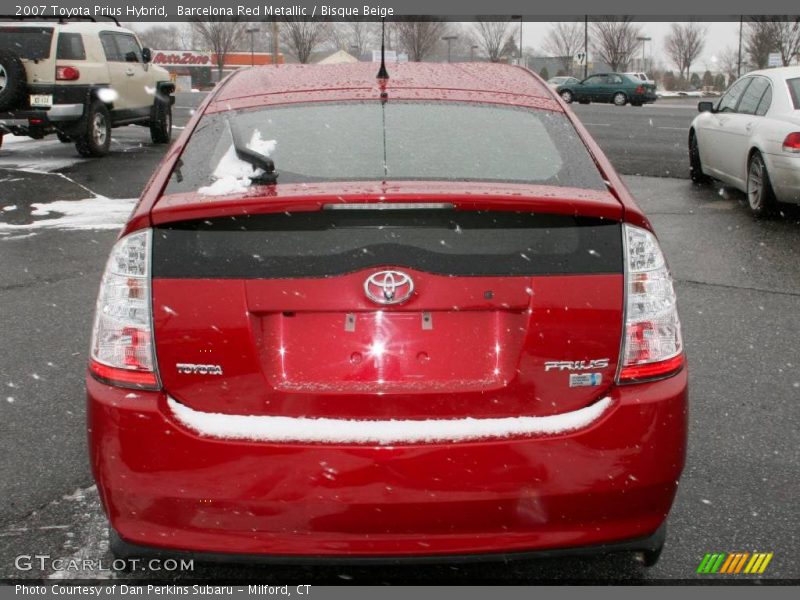 Barcelona Red Metallic / Bisque Beige 2007 Toyota Prius Hybrid