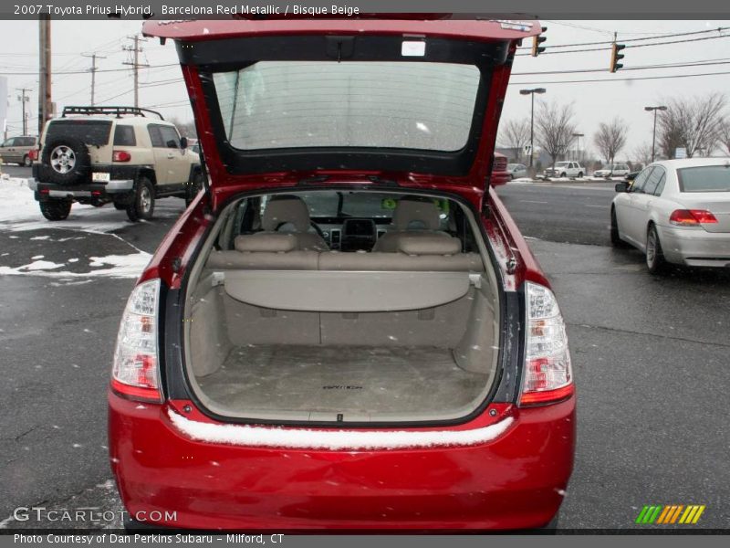 Barcelona Red Metallic / Bisque Beige 2007 Toyota Prius Hybrid