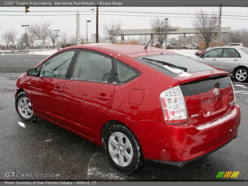 Barcelona Red Metallic / Bisque Beige 2007 Toyota Prius Hybrid