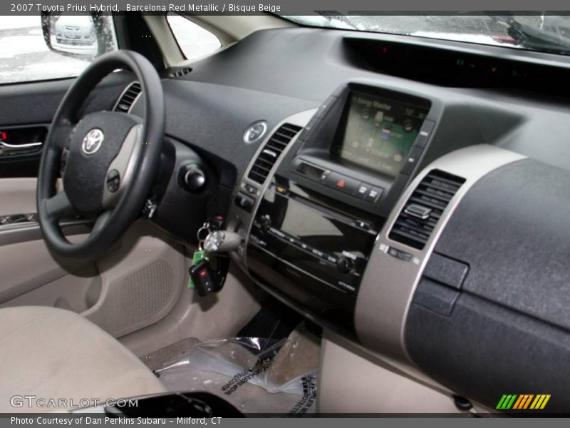 Barcelona Red Metallic / Bisque Beige 2007 Toyota Prius Hybrid