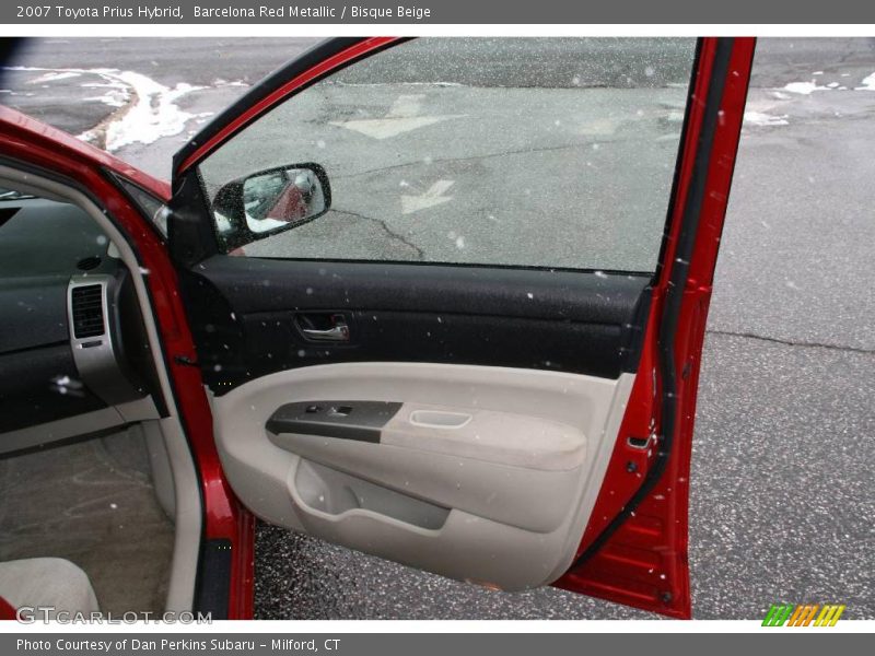 Barcelona Red Metallic / Bisque Beige 2007 Toyota Prius Hybrid