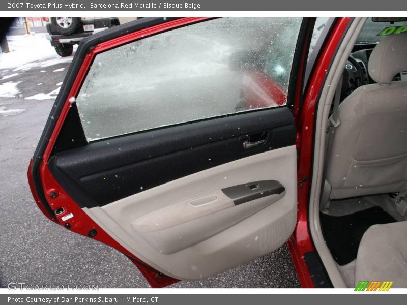 Barcelona Red Metallic / Bisque Beige 2007 Toyota Prius Hybrid