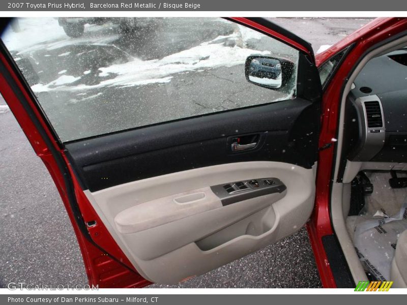 Barcelona Red Metallic / Bisque Beige 2007 Toyota Prius Hybrid