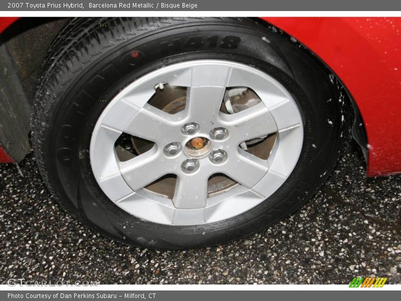 Barcelona Red Metallic / Bisque Beige 2007 Toyota Prius Hybrid