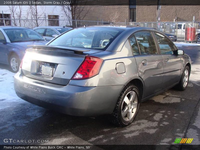 Storm Gray / Gray 2006 Saturn ION 3 Sedan