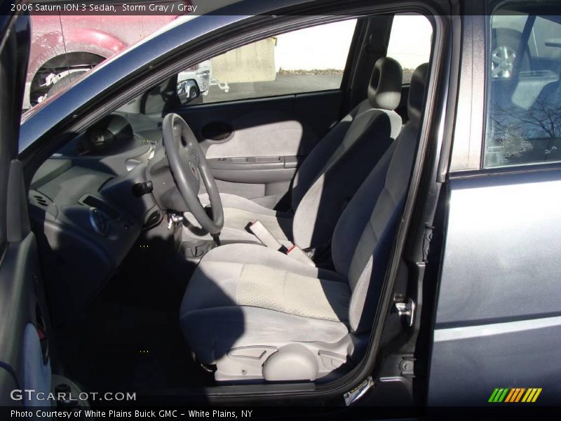 Storm Gray / Gray 2006 Saturn ION 3 Sedan