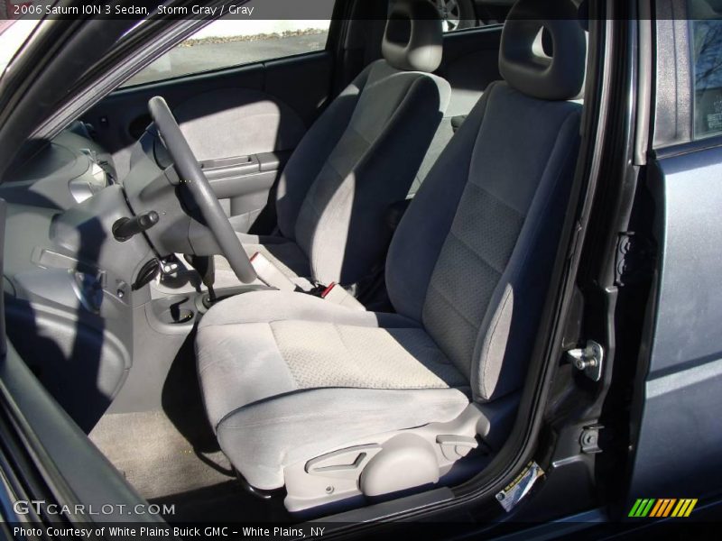 Storm Gray / Gray 2006 Saturn ION 3 Sedan