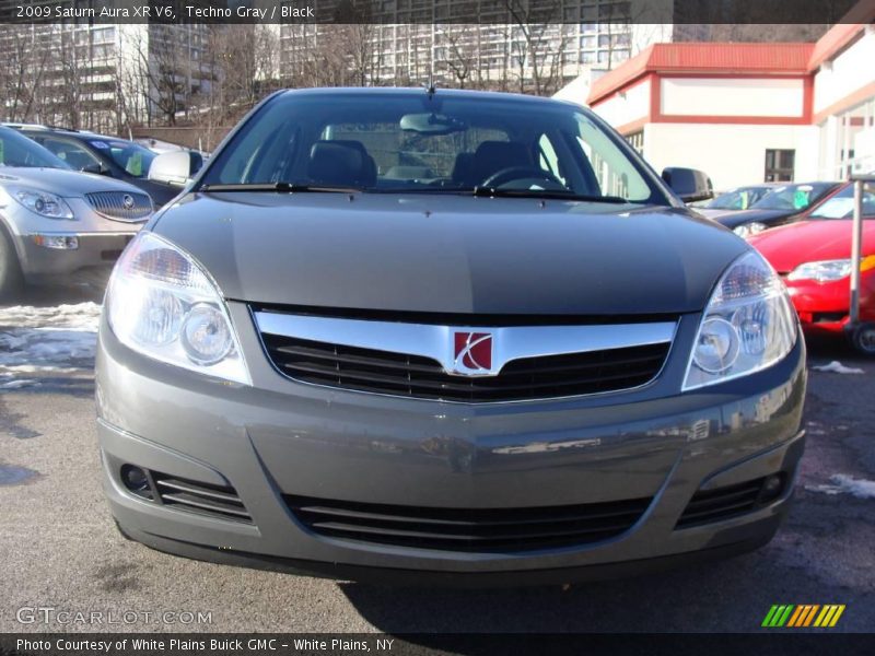 Techno Gray / Black 2009 Saturn Aura XR V6