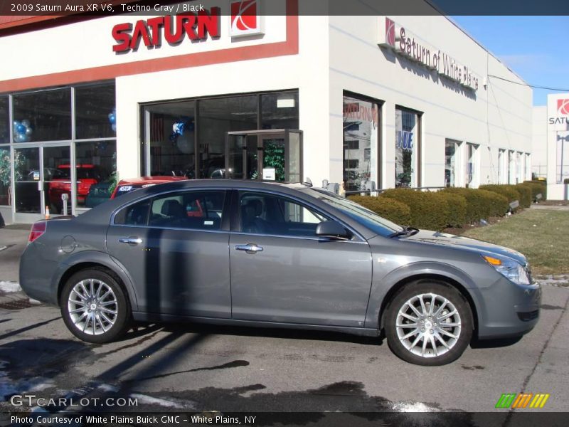 Techno Gray / Black 2009 Saturn Aura XR V6