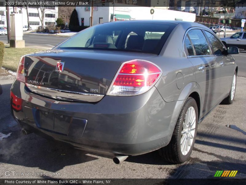 Techno Gray / Black 2009 Saturn Aura XR V6