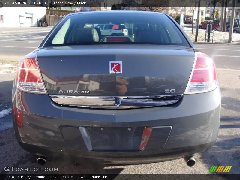 Techno Gray / Black 2009 Saturn Aura XR V6