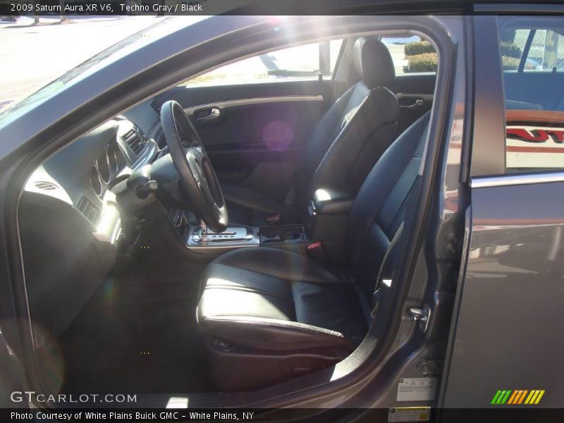 Techno Gray / Black 2009 Saturn Aura XR V6
