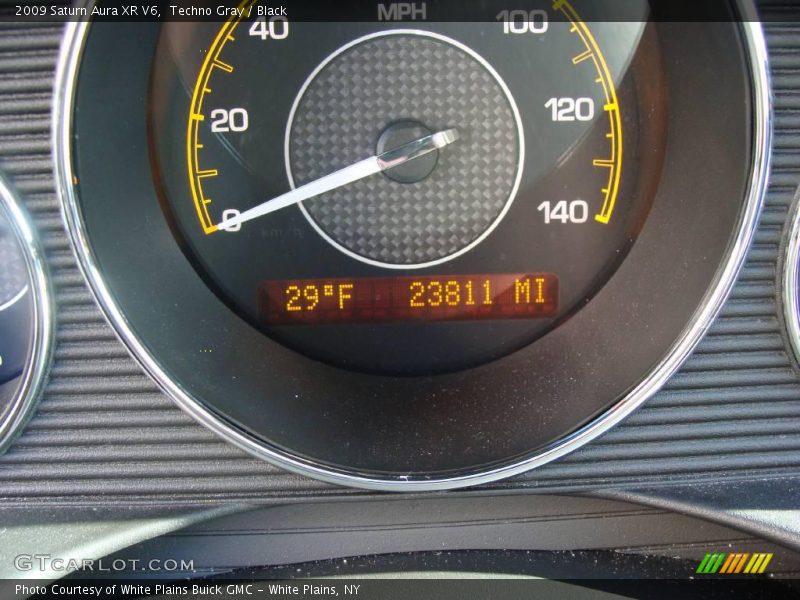 Techno Gray / Black 2009 Saturn Aura XR V6